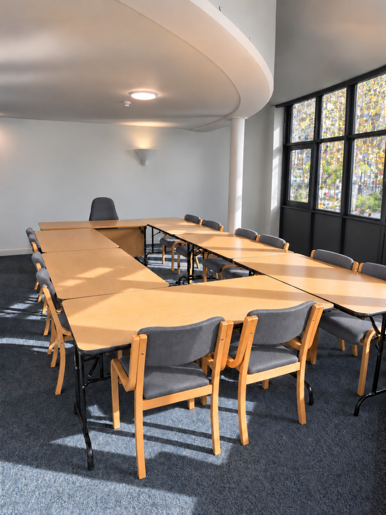 Sunlit Modern Meeting Room